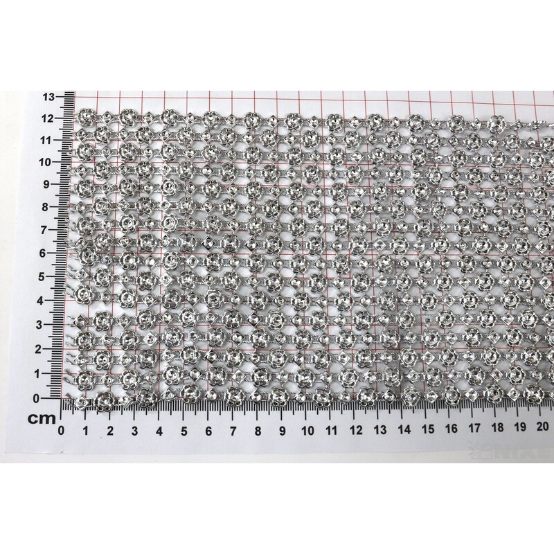 PÁSEK METAL 120mmx10yd*STŘÍBRNÁ