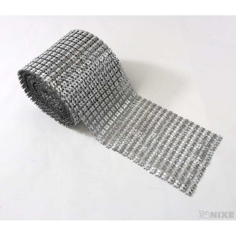 PÁSEK METAL 110mmx10yd*STŘÍBRNÁ