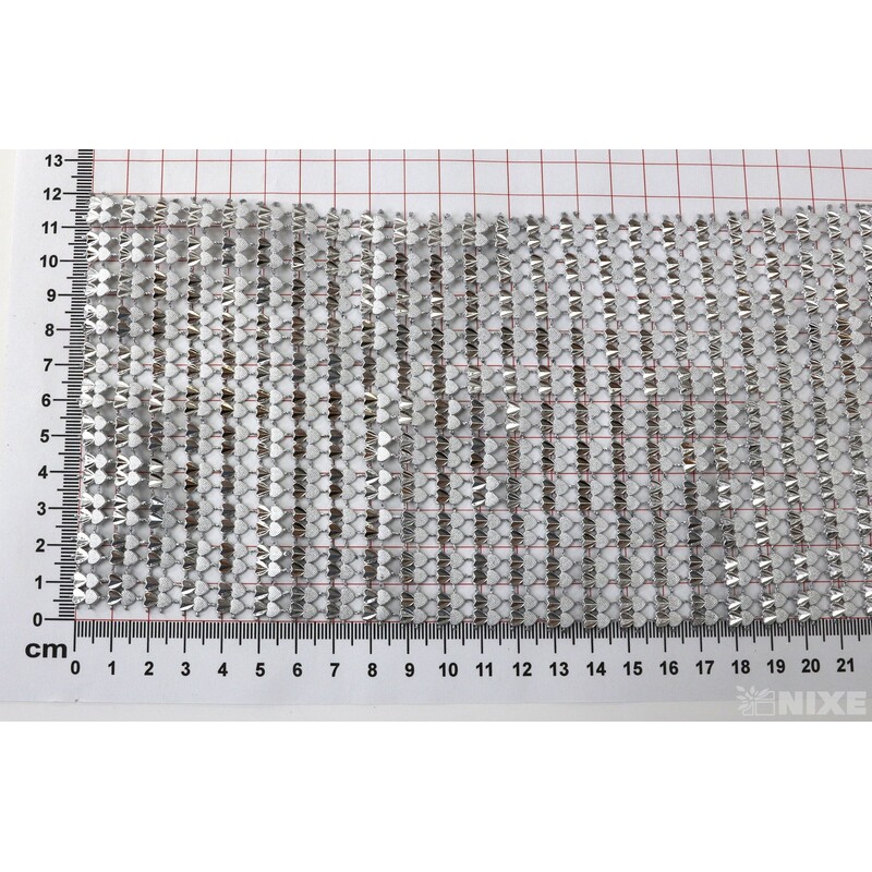 PÁSEK METAL 110mmx10yd*STŘÍBRNÁ