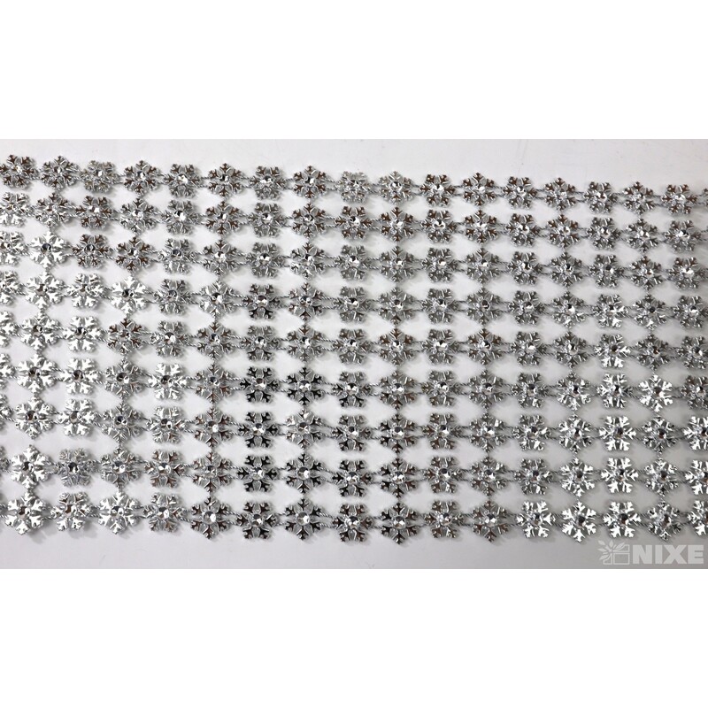 PÁSEK METAL 110mmx10yd*STŘÍBRNÁ