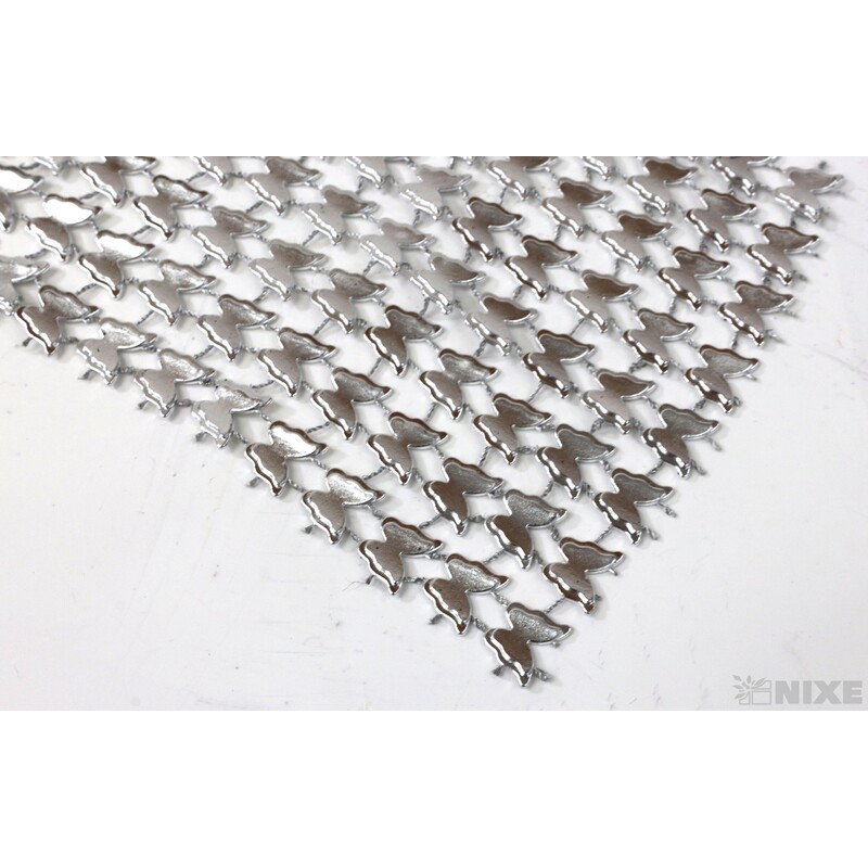 PÁSEK METAL 110mmx10yd*STŘÍBRNÁ