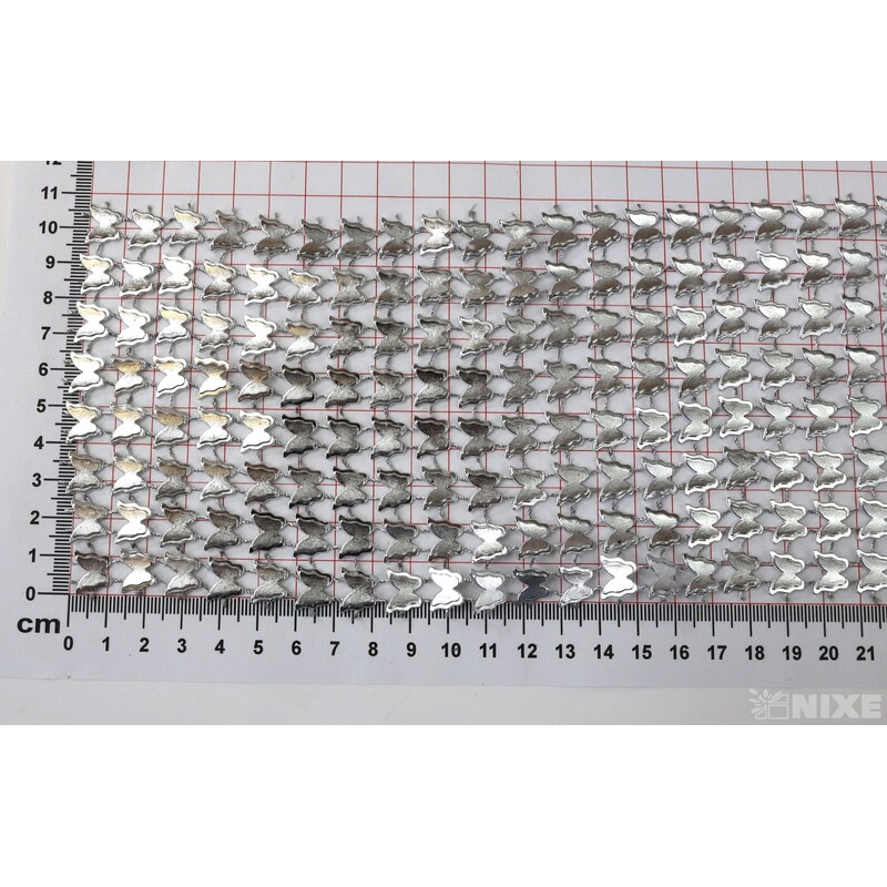 PÁSEK METAL 110mmx10yd*STŘÍBRNÁ