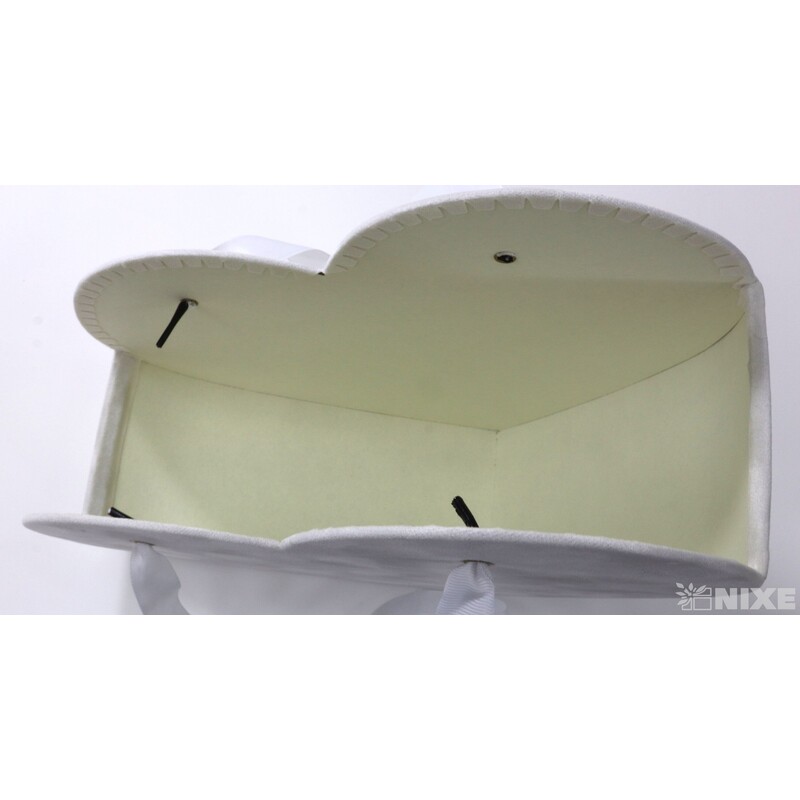 KRABICE SRDCE 26x9cm 23x8*BÍLÁ