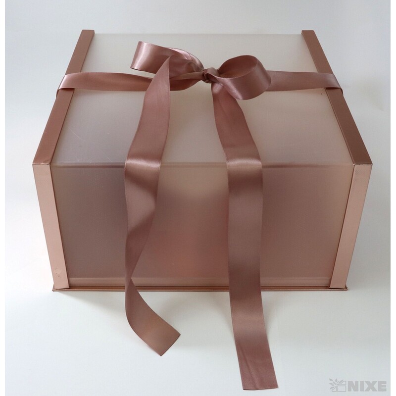 KRABICE 30x15x30cm*RŮŽOVÁ