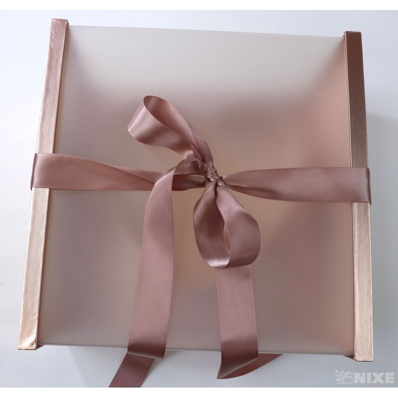 KRABICE 30x15x30cm*RŮŽOVÁ