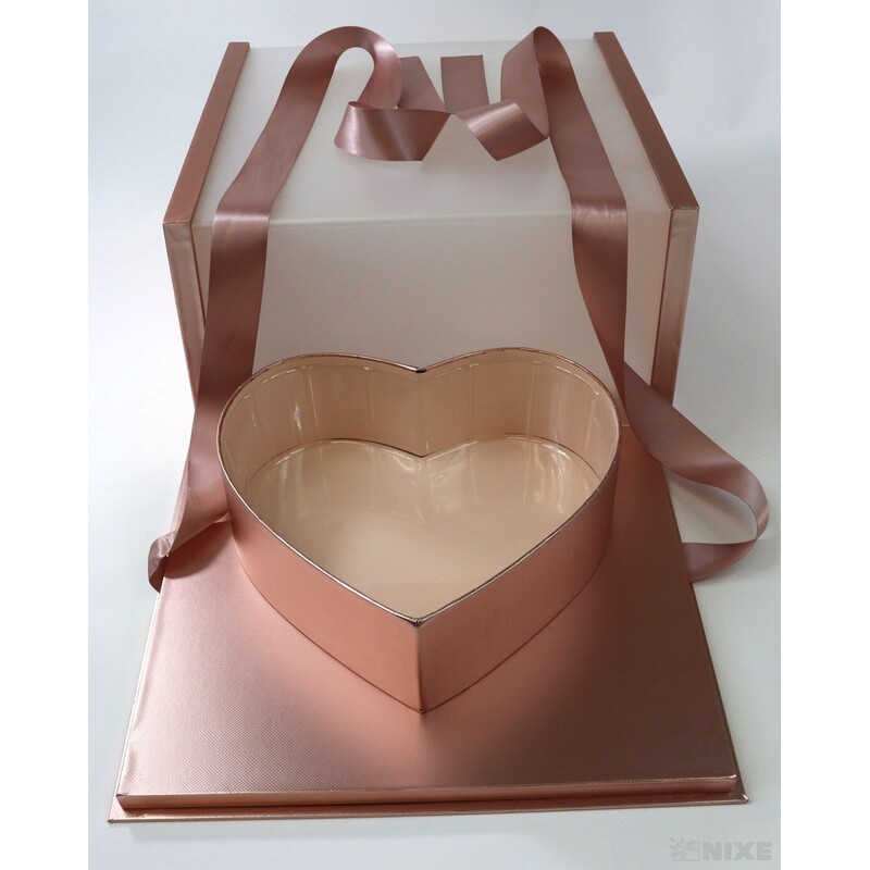 KRABICE 30x15x30cm*RŮŽOVÁ