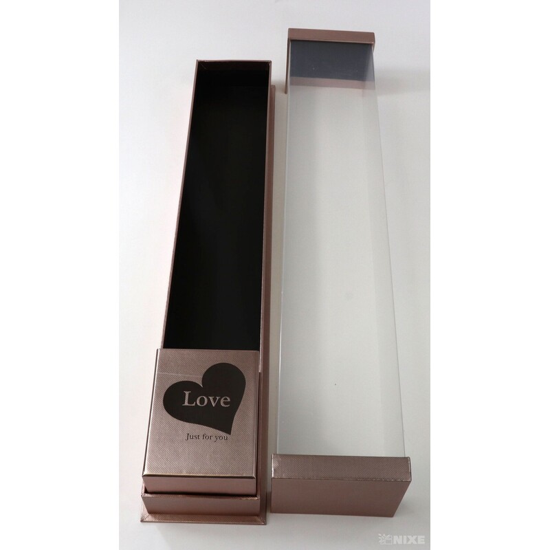 KRABICE 10x9x60cm*RŮŽOVÁ