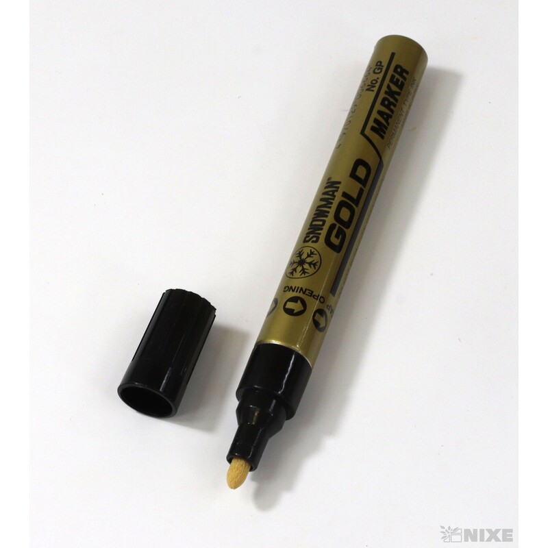 FIX SNOWMAN KULATÝ HROT*ZLATÁ