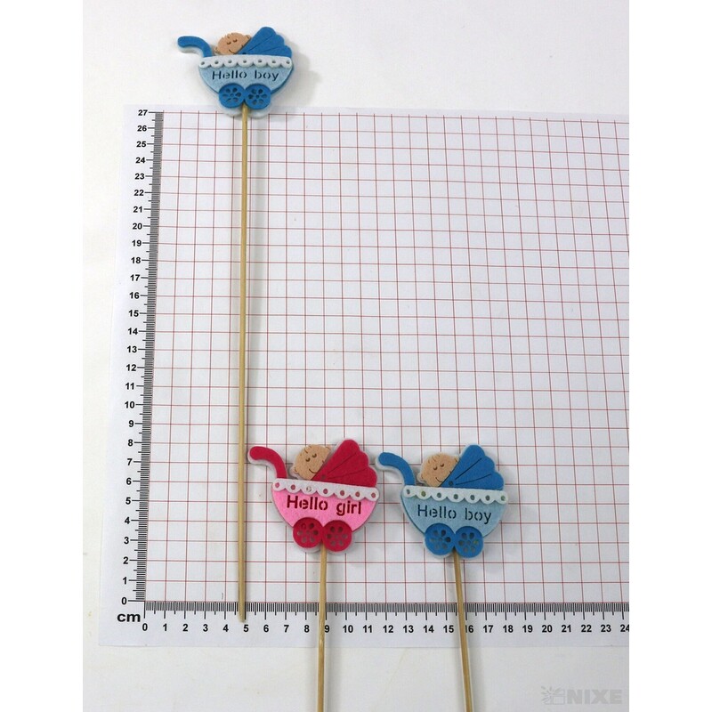 ZÁPICH FILC MIMINO 7x34cm 10ks*MIX BAREV