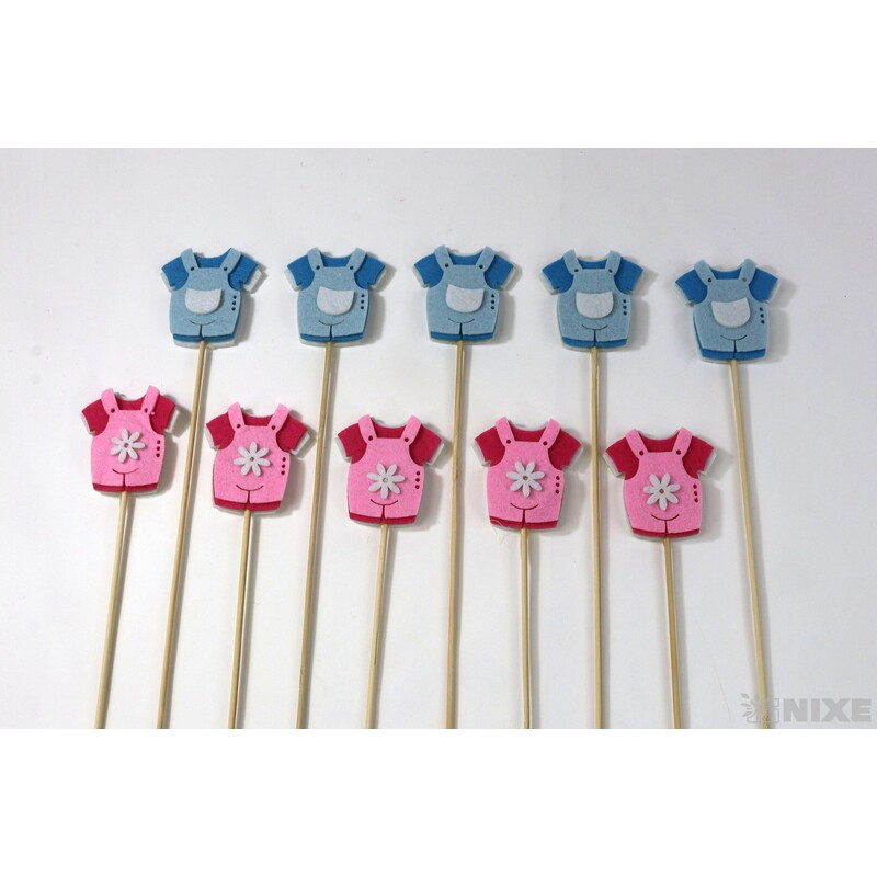 ZÁPICH FILC MIMINO 5x33cm 10ks*MIX BAREV