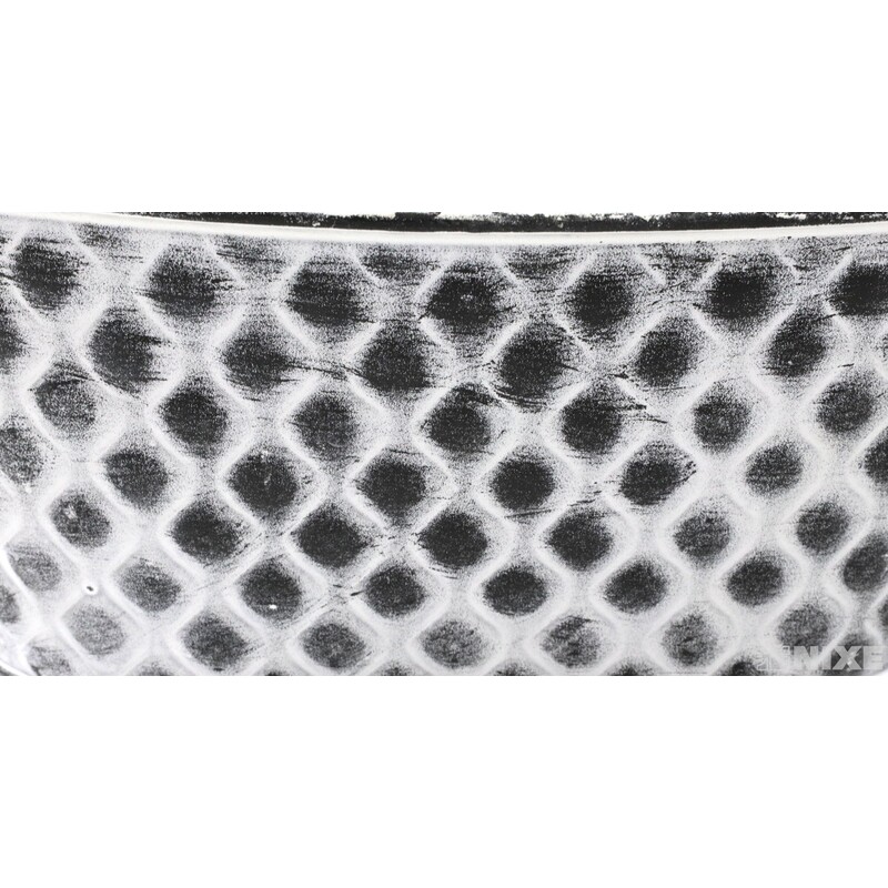 PLECHOVÁ MISKA OVÁL 24x16x10cm*BÍLÁ