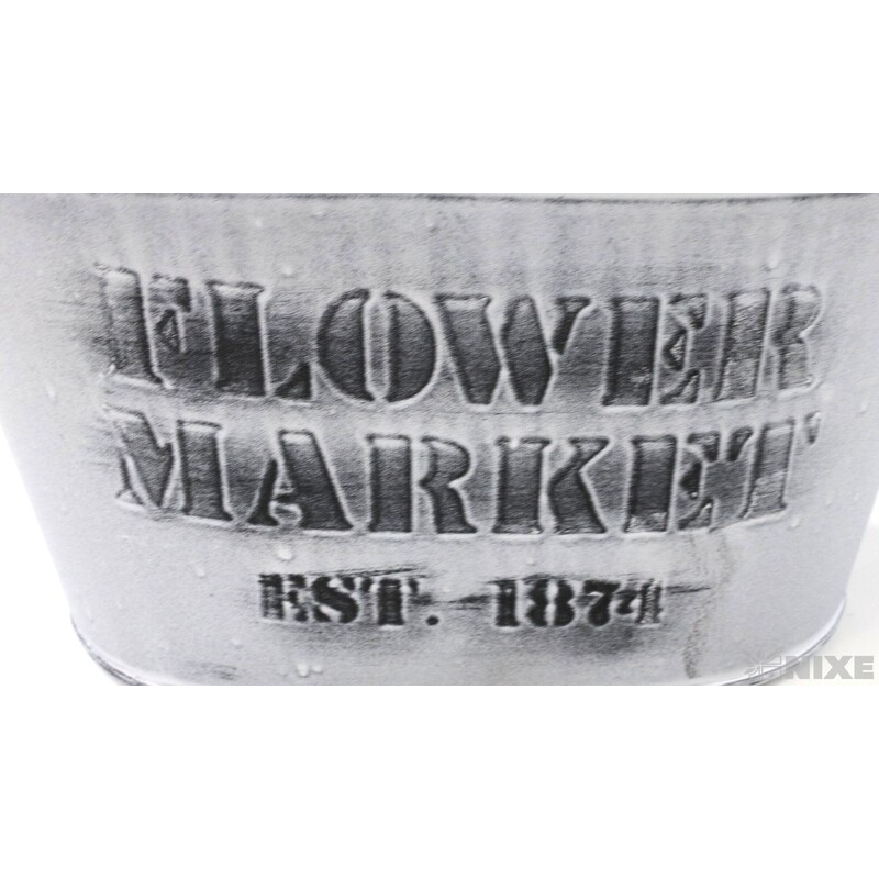 PLECHOVÁ MISKA OVÁL 19x13x10cm*BÍLÁ