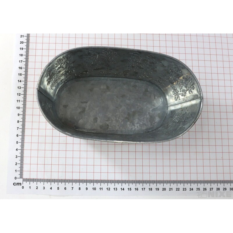 PLECHOVÁ MISKA OVÁL 19x11x9cm*