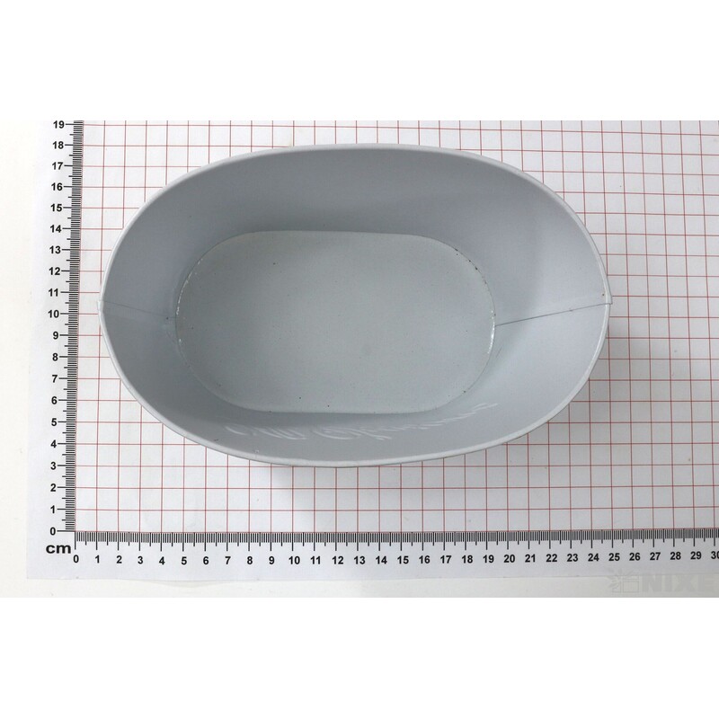 PLECHOVÁ MISKA OVÁL 18x11x9cm*