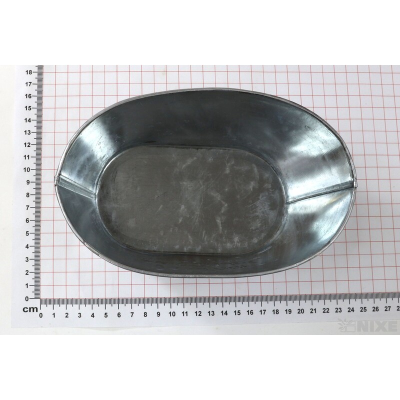 PLECHOVÁ MISKA OVÁL 18x11x9cm*