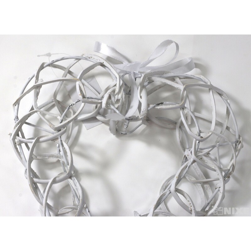 SRDCE ZÁVĚS 29cm*BÍLÁ