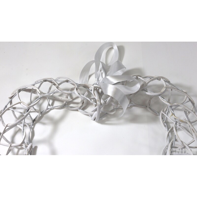 SRDCE ZÁVĚS 44cm*BÍLÁ