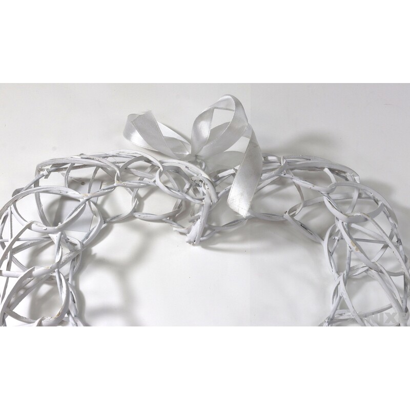 SRDCE ZÁVĚS 39cm*BÍLÁ