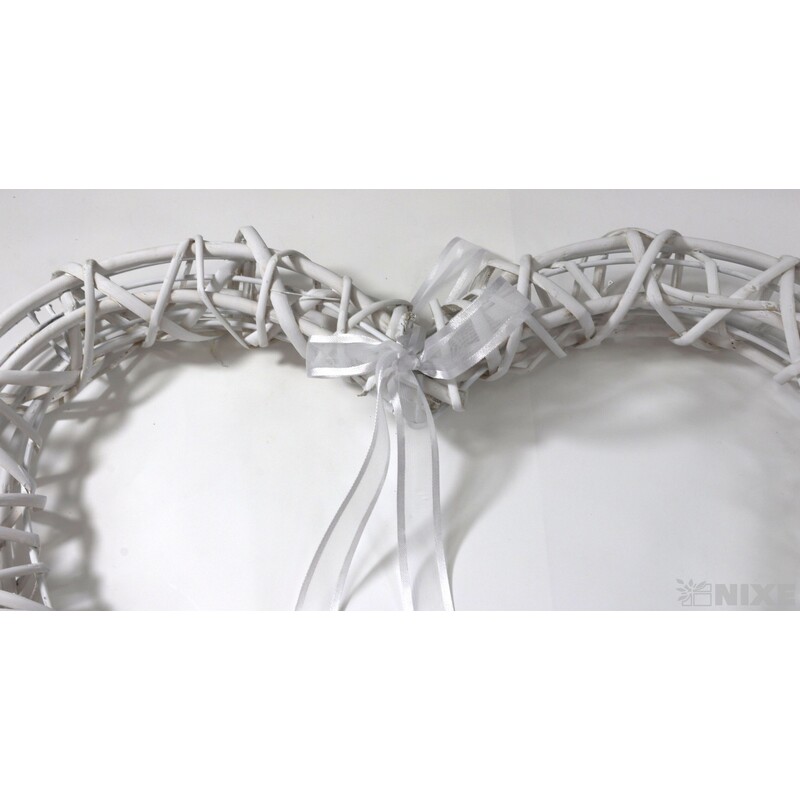 SRDCE ZÁVĚS 60cm*BÍLÁ