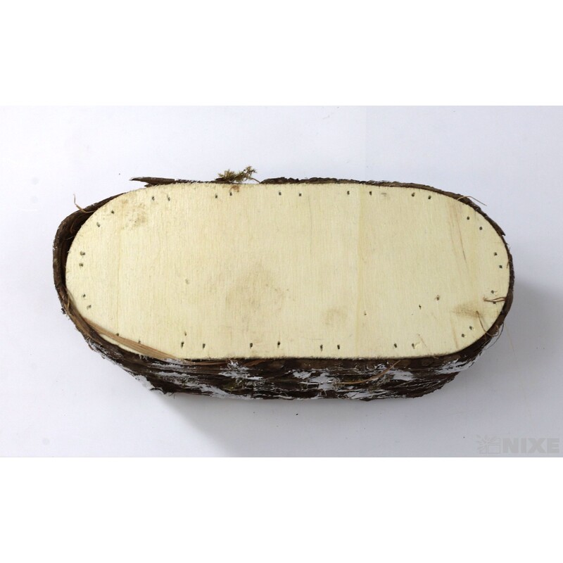 OBAL KŮRA OVÁL 18x7x9cm*PŘÍRODNÍ