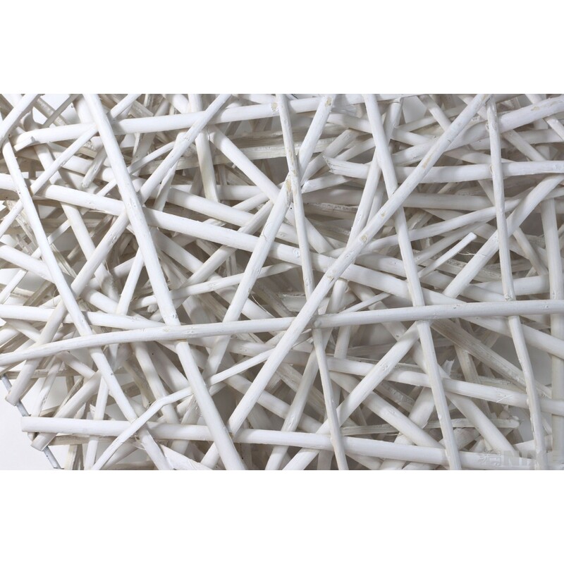 SRDCE ZÁVĚS 40cm*BÍLÁ