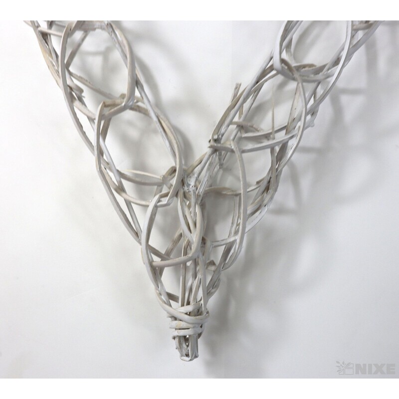 SRDCE ZÁVĚS 50cm*BÍLÁ