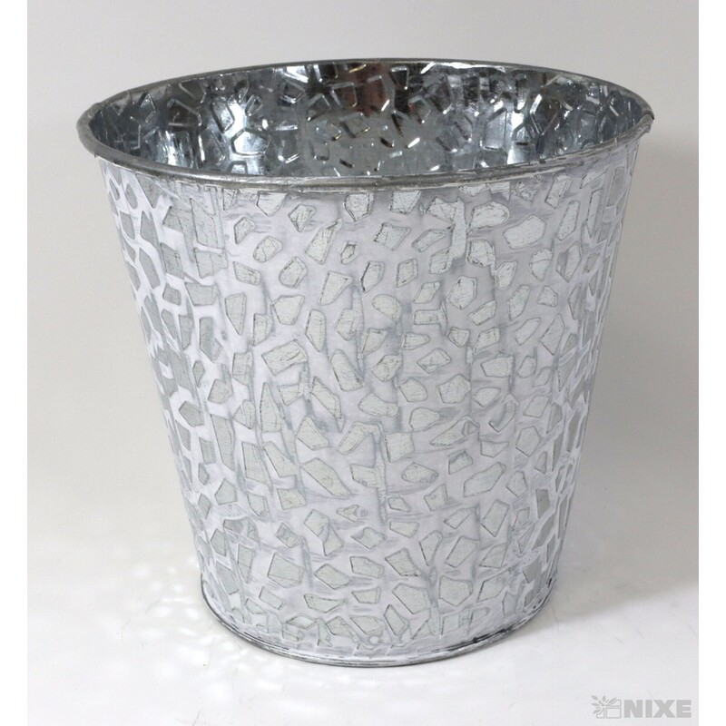 PLECHOVÝ OBAL 15x15cm*BÍLÁ