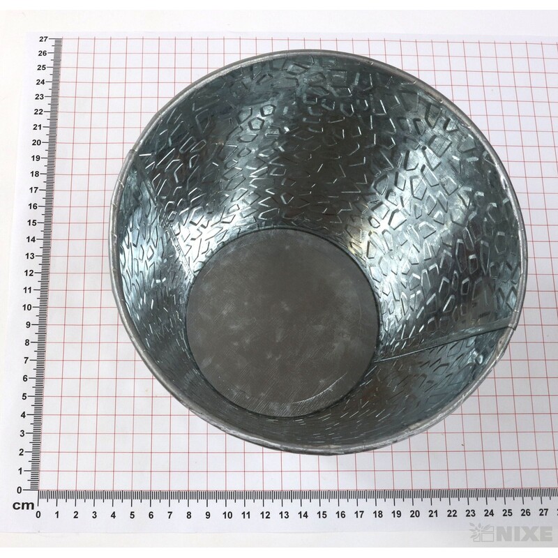 PLECHOVÝ OBAL 15x15cm*BÍLÁ