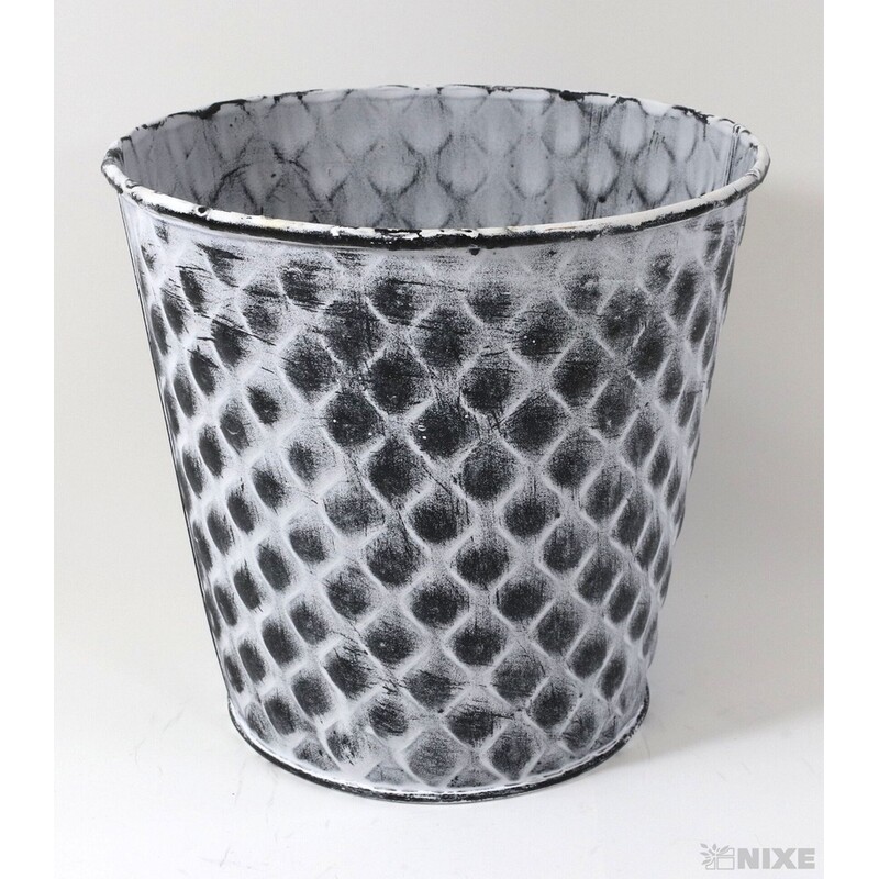 PLECHOVÝ OBAL 15x15cm*BÍLÁ