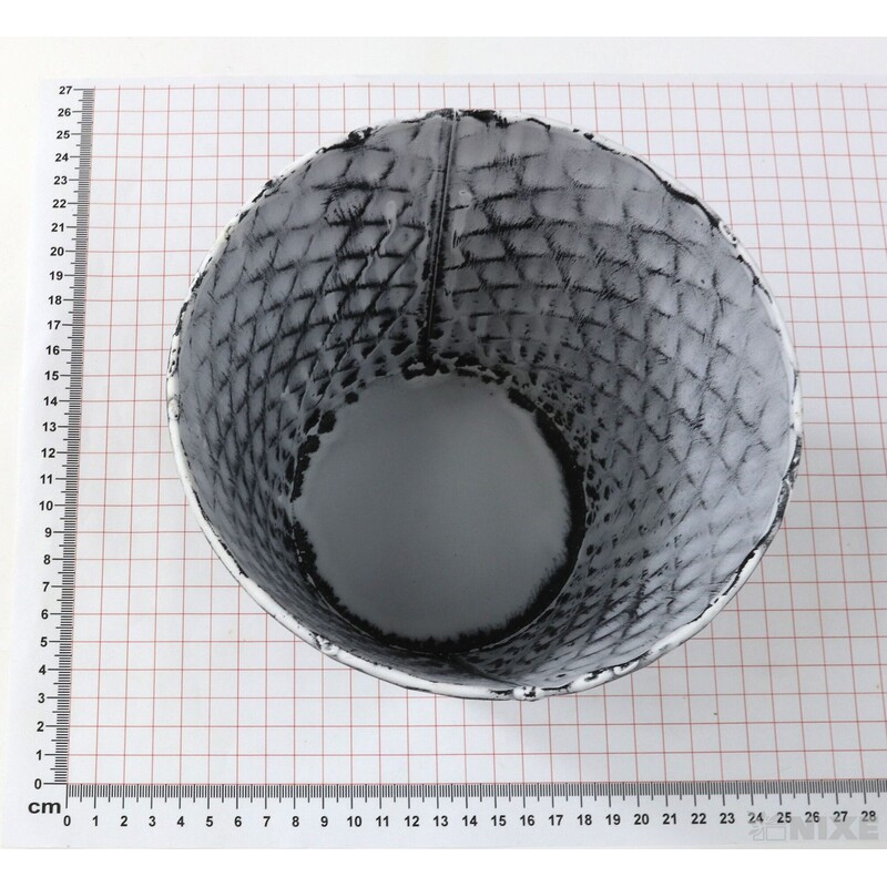 PLECHOVÝ OBAL 15x15cm*BÍLÁ