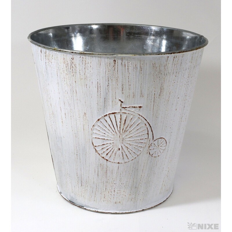 PLECHOVÝ OBAL 18x17cm*BÍLÁ