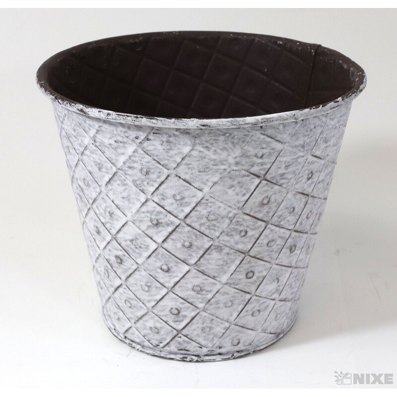 PLECHOVÝ OBAL 12x10cm*BÍLÁ