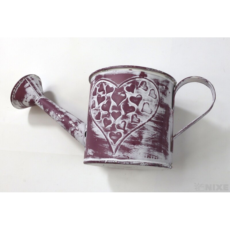 PLECHOVÁ KONEV 10x10cm*RŮŽOVÁ