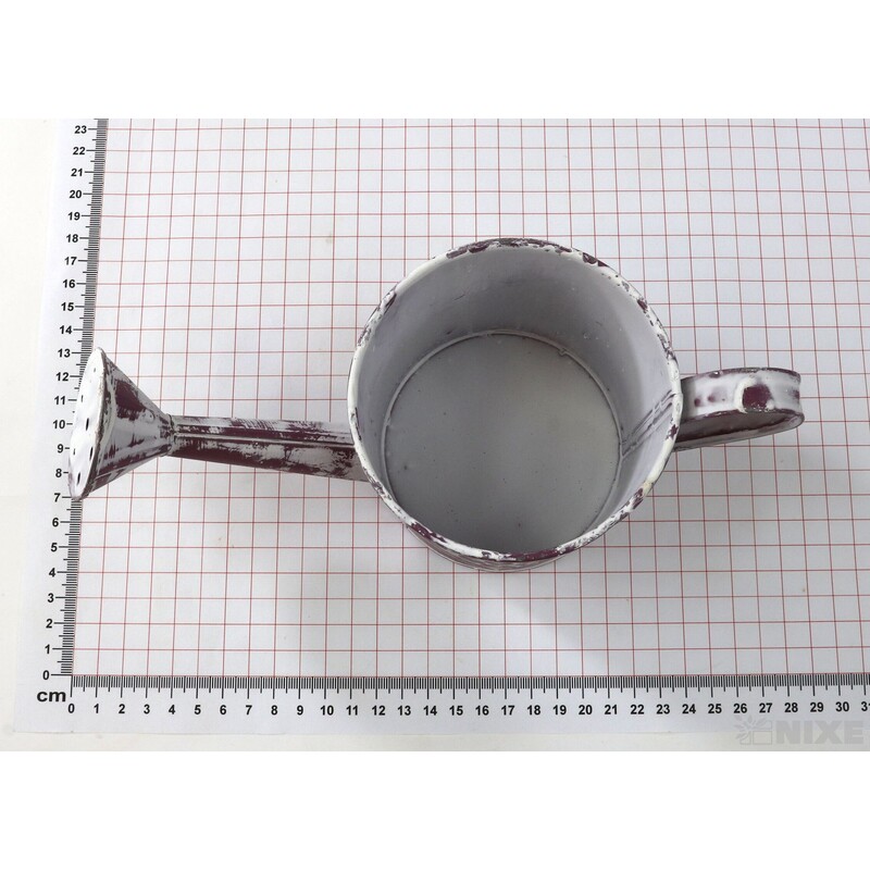 PLECHOVÁ KONEV 10x10cm*RŮŽOVÁ