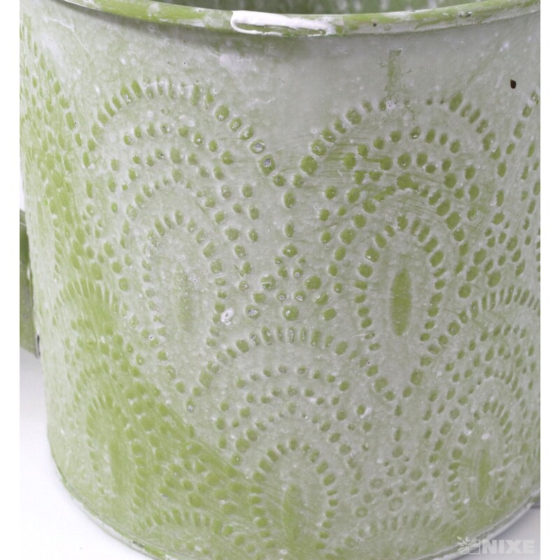 PLECHOVÁ KONEV 10x10cm*ZELENÁ