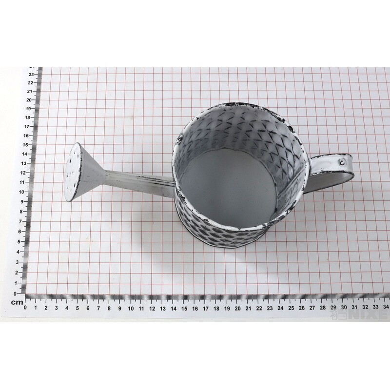 PLECHOVÁ KONEV 10x10cm*BÍLÁ