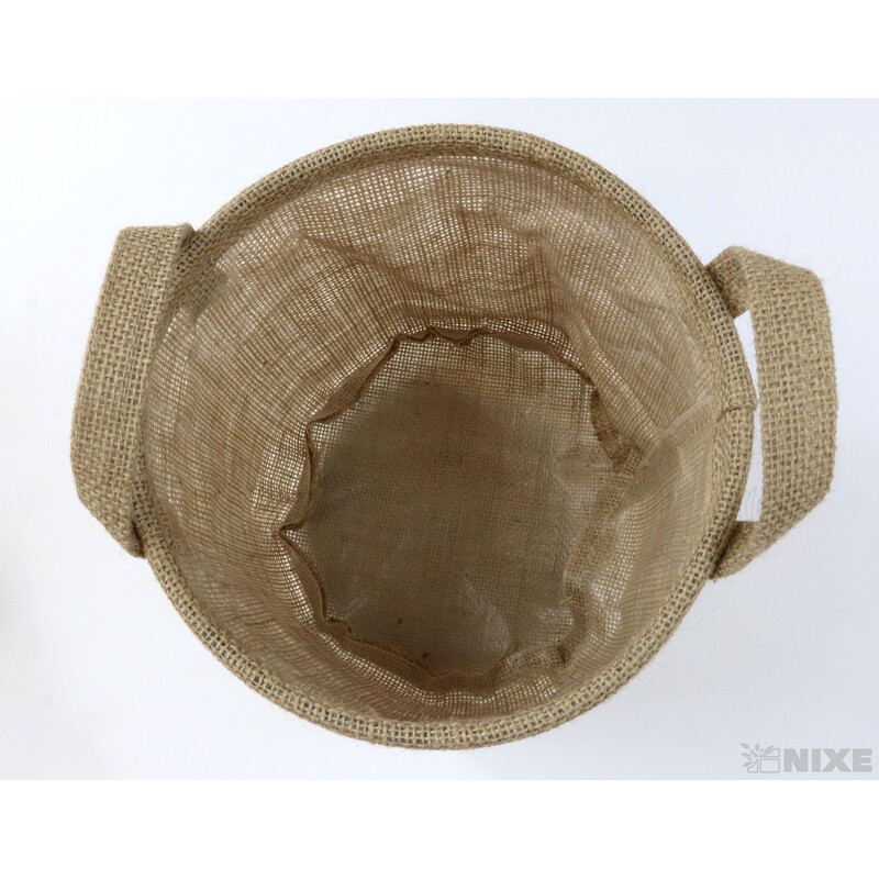 OBAL JUTA 23x25cm 21x21 19x19 16x13*PŘÍRODNÍ