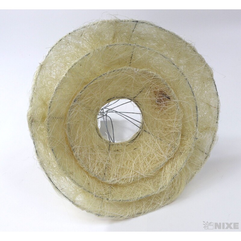 PODLOŽKA SISAL KRUH 24x11cm 19x9 15x5*BÍLÁ