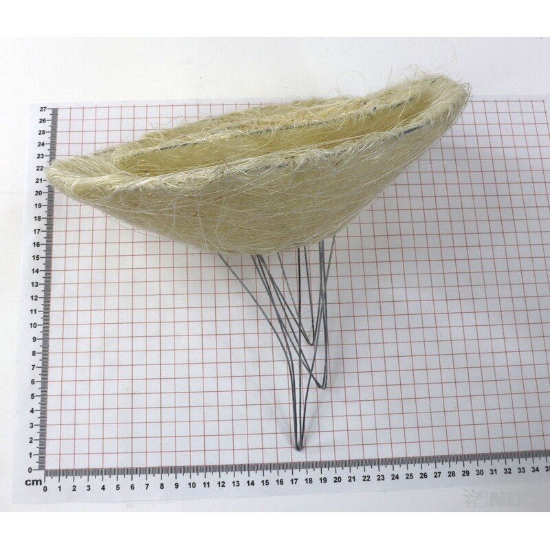 PODLOŽKA SISAL KRUH 24x11cm 19x9 15x5*BÍLÁ