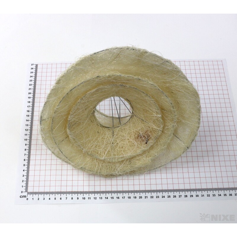 PODLOŽKA SISAL KRUH 24x11cm 19x9 15x5*BÍLÁ