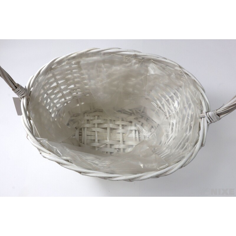 KOŠ PROUTĚNÝ 30x44x23cm*BÍLÁ