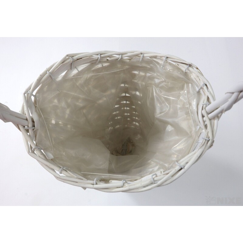 KOŠ PROUTĚNÝ 27x65x26cm 21X58X25*BÍLÁ