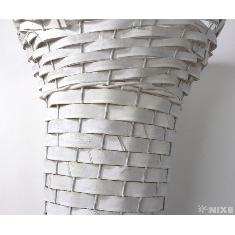 KOŠ PROUTĚNÝ 27x65x26cm 21X58X25*BÍLÁ