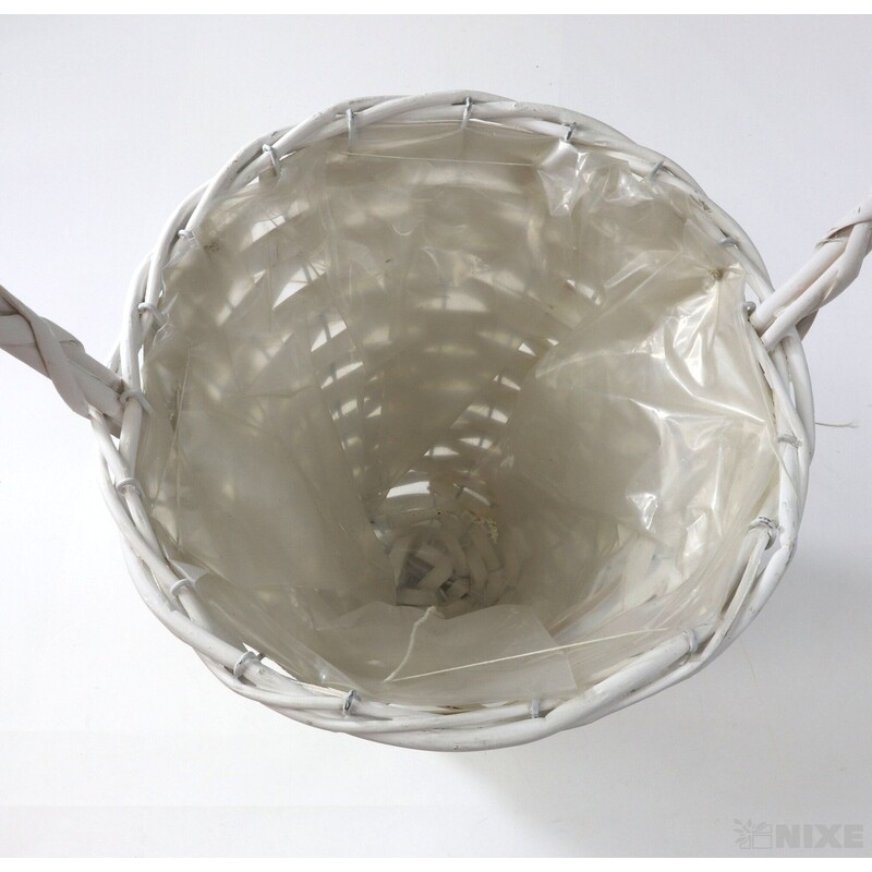 KOŠ PROUTĚNÝ 25x58x28cm 21X54X25*BÍLÁ