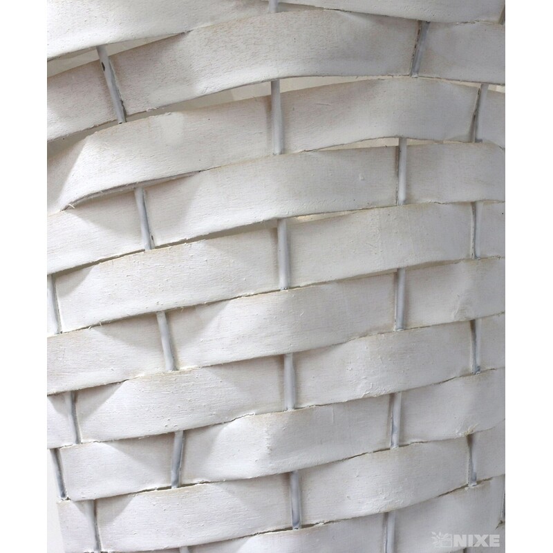 KOŠ PROUTĚNÝ 25x58x28cm 21X54X25*BÍLÁ