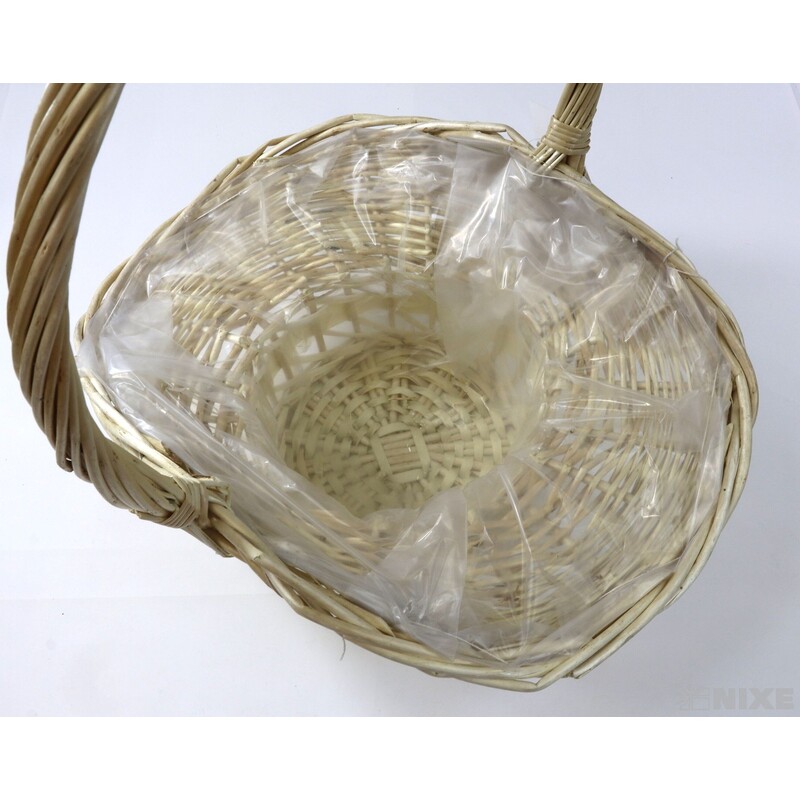 KOŠ PROUTĚNÝ 19x46x10cm 15x41x8 12x36x8*BÍLÁ