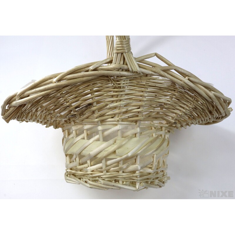 KOŠ PROUTĚNÝ 19x46x10cm 15x41x8 12x36x8*BÍLÁ