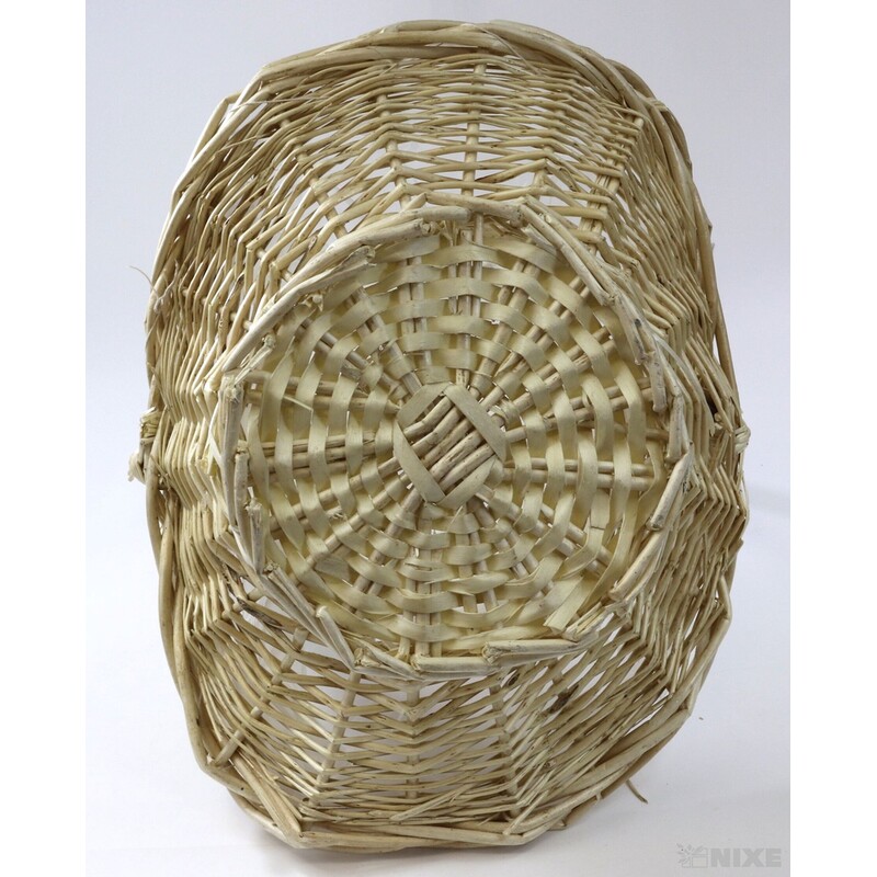 KOŠ PROUTĚNÝ 19x46x10cm 15x41x8 12x36x8*BÍLÁ