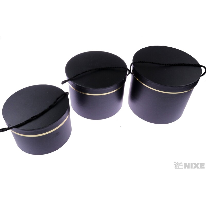 KVĚTINOVÝ BOX 3ks pr. 21x18cm 20x14 17x12*MIX BAREV