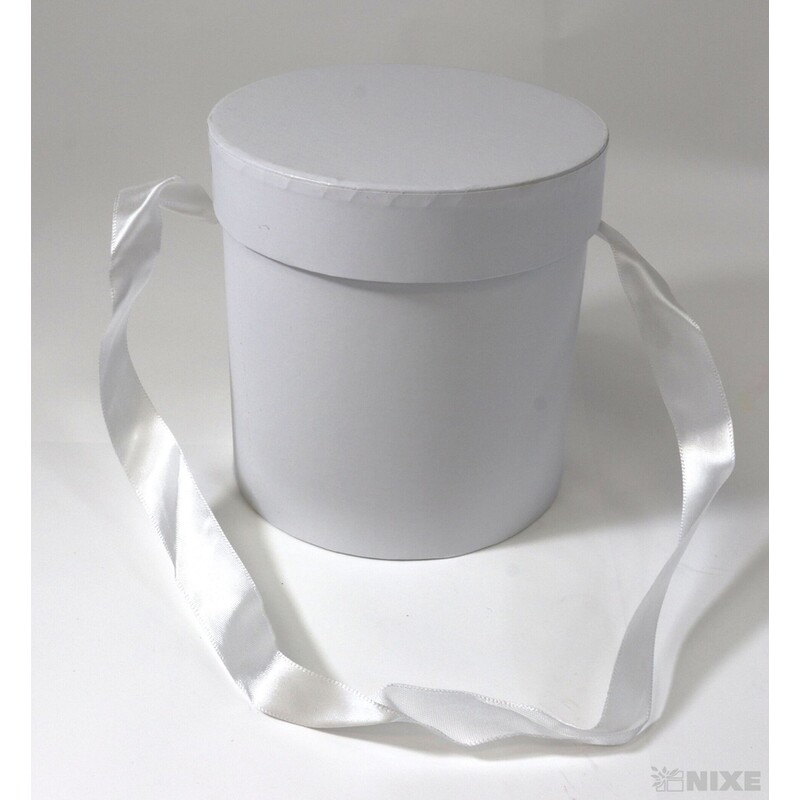 KVĚTINOVÝ BOX 12x13cm*BÍLÁ